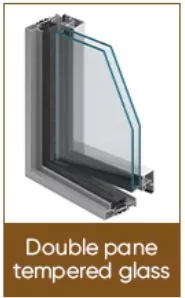 DOUBLE PANE TEMPERED GLASS